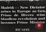 Standbild Miguel Primo Orbaneja Madrid Spanien, 1923, aus Sekunde 1 historischem Filmmaterial Videoclip 65675067406
