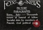 Standbild Trauerzug Rom Italien, 1925, aus Sekunde 1 historischem Filmmaterial Videoclip 65675067411