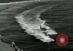 Image of Tennessee class battleship Saipan Northern Mariana Islands, 1944, second 18 stock footage video 65675067414