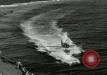 Image of Tennessee class battleship Saipan Northern Mariana Islands, 1944, second 19 stock footage video 65675067414