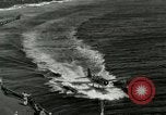Image of Tennessee class battleship Saipan Northern Mariana Islands, 1944, second 22 stock footage video 65675067414
