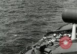 Image of Tennessee class battleship Saipan Northern Mariana Islands, 1944, second 50 stock footage video 65675067414