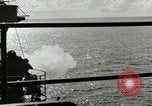 Image of Naval bombardment of  Saipan Saipan Northern Mariana Islands, 1944, second 33 stock footage video 65675067416