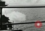 Image of Naval bombardment of  Saipan Saipan Northern Mariana Islands, 1944, second 34 stock footage video 65675067416