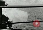 Image of Naval bombardment of  Saipan Saipan Northern Mariana Islands, 1944, second 35 stock footage video 65675067416