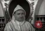 Standbild Sultan von Marokko Mohammed V in seinem Palast Marokko Nordafrika, 1942, aus Sekunde 59 historischem Filmmaterial Videoclip 65675067425