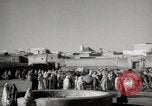 Image of Camels offered for sale at outdoor market in Marrakech Morocco North Africa, 1942, second 8 stock footage video 65675067433