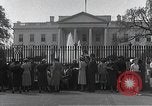 Standbild Weiße Haus Washington DC USA, 1950, aus Sekunde 7 historischem Filmmaterial Videoclip 65675067492