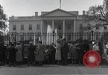 Standbild Weiße Haus Washington DC USA, 1950, aus Sekunde 9 historischem Filmmaterial Videoclip 65675067492