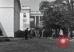 Standbild Weiße Haus Washington DC USA, 1950, aus Sekunde 32 historischem Filmmaterial Videoclip 65675067492