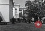 Standbild Weiße Haus Washington DC USA, 1950, aus Sekunde 34 historischem Filmmaterial Videoclip 65675067492