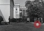 Standbild Weiße Haus Washington DC USA, 1950, aus Sekunde 36 historischem Filmmaterial Videoclip 65675067492