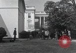 Standbild Weiße Haus Washington DC USA, 1950, aus Sekunde 37 historischem Filmmaterial Videoclip 65675067492
