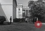 Standbild Weiße Haus Washington DC USA, 1950, aus Sekunde 39 historischem Filmmaterial Videoclip 65675067492