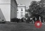 Standbild Weiße Haus Washington DC USA, 1950, aus Sekunde 41 historischem Filmmaterial Videoclip 65675067492