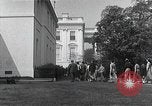 Standbild Weiße Haus Washington DC USA, 1950, aus Sekunde 43 historischem Filmmaterial Videoclip 65675067492