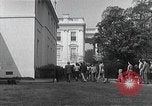 Standbild Weiße Haus Washington DC USA, 1950, aus Sekunde 44 historischem Filmmaterial Videoclip 65675067492