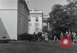 Standbild Weiße Haus Washington DC USA, 1950, aus Sekunde 45 historischem Filmmaterial Videoclip 65675067492