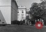 Standbild Weiße Haus Washington DC USA, 1950, aus Sekunde 46 historischem Filmmaterial Videoclip 65675067492