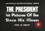 Image of Dwight D Eisenhower Denver Colorado USA, 1955, second 10 stock footage video 65675067498
