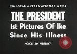 Image of Dwight D Eisenhower Denver Colorado USA, 1955, second 11 stock footage video 65675067498