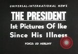 Image of Dwight D Eisenhower Denver Colorado USA, 1955, second 13 stock footage video 65675067498