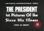 Image of Dwight D Eisenhower Denver Colorado USA, 1955, second 14 stock footage video 65675067498