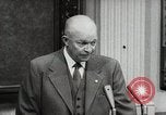 Image of Dwight D Eisenhower signals willingness for second term Washington DC USA, 1956, second 46 stock footage video 65675067503