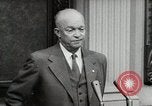 Image of Dwight D Eisenhower signals willingness for second term Washington DC USA, 1956, second 48 stock footage video 65675067503