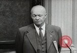 Image of Dwight D Eisenhower signals willingness for second term Washington DC USA, 1956, second 52 stock footage video 65675067503