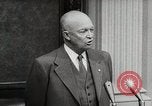 Image of Dwight D Eisenhower signals willingness for second term Washington DC USA, 1956, second 54 stock footage video 65675067503