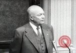 Image of Dwight D Eisenhower signals willingness for second term Washington DC USA, 1956, second 59 stock footage video 65675067503