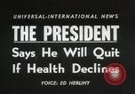 Image of Dwight D Eisenhower Washington DC USA, 1956, second 15 stock footage video 65675067504