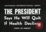 Image of Dwight D Eisenhower Washington DC USA, 1956, second 17 stock footage video 65675067504