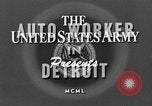 Image of automobile workers Detroit 1950 Detroit Michigan USA, 1950, second 17 stock footage video 65675067507