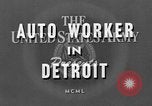 Image of automobile workers Detroit 1950 Detroit Michigan USA, 1950, second 18 stock footage video 65675067507