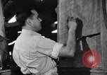 Image of automobile workers Detroit Michigan USA, 1950, second 41 stock footage video 65675067508