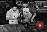 Image of automobile workers Detroit Michigan USA, 1950, second 51 stock footage video 65675067508