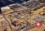 Image of Deep water port facilities Cam Ranh Bay Vietnam, 1970, second 62 stock footage video 65675067521