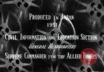 Standbild öffentlichen Film Produktion Japan, 1951, aus Sekunde 14 historischem Filmmaterial Videoclip 65675067542