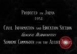 Standbild öffentlichen Film Produktion Japan, 1951, aus Sekunde 19 historischem Filmmaterial Videoclip 65675067542