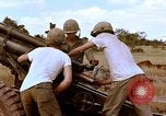 Image of 1st Cavalry Division artillerymen firing 105mm Howitzer Plei Me Vietnam, 1965, second 28 stock footage video 65675067579