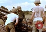 Image of 1st Cavalry Division artillerymen firing 105mm Howitzer Plei Me Vietnam, 1965, second 34 stock footage video 65675067579