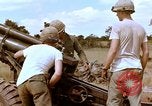 Image of 1st Cavalry Division artillerymen firing 105mm Howitzer Plei Me Vietnam, 1965, second 35 stock footage video 65675067579