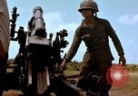 Image of 1st Cavalry Division artillerymen firing 105mm Howitzer Plei Me Vietnam, 1965, second 51 stock footage video 65675067579