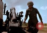 Image of 1st Cavalry Division artillerymen firing 105mm Howitzer Plei Me Vietnam, 1965, second 53 stock footage video 65675067579