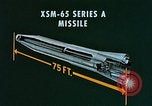 Image of XSM-65 Series A missile San Diego California USA, 1955, second 5 stock footage video 65675067624