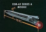 Image of XSM-65 Series A missile San Diego California USA, 1955, second 8 stock footage video 65675067624