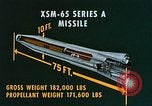 Image of XSM-65 Series A missile San Diego California USA, 1955, second 26 stock footage video 65675067624
