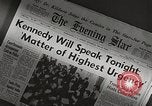 Image of US government officials during Cuban missile crisis Washington DC USA, 1962, second 16 stock footage video 65675067629